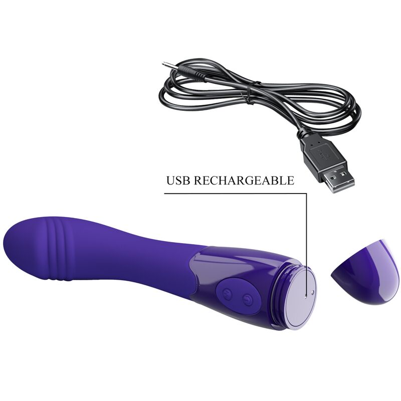 PRETTY LOVE – gode vibromasseur violet ELEMENTAL YOUTH