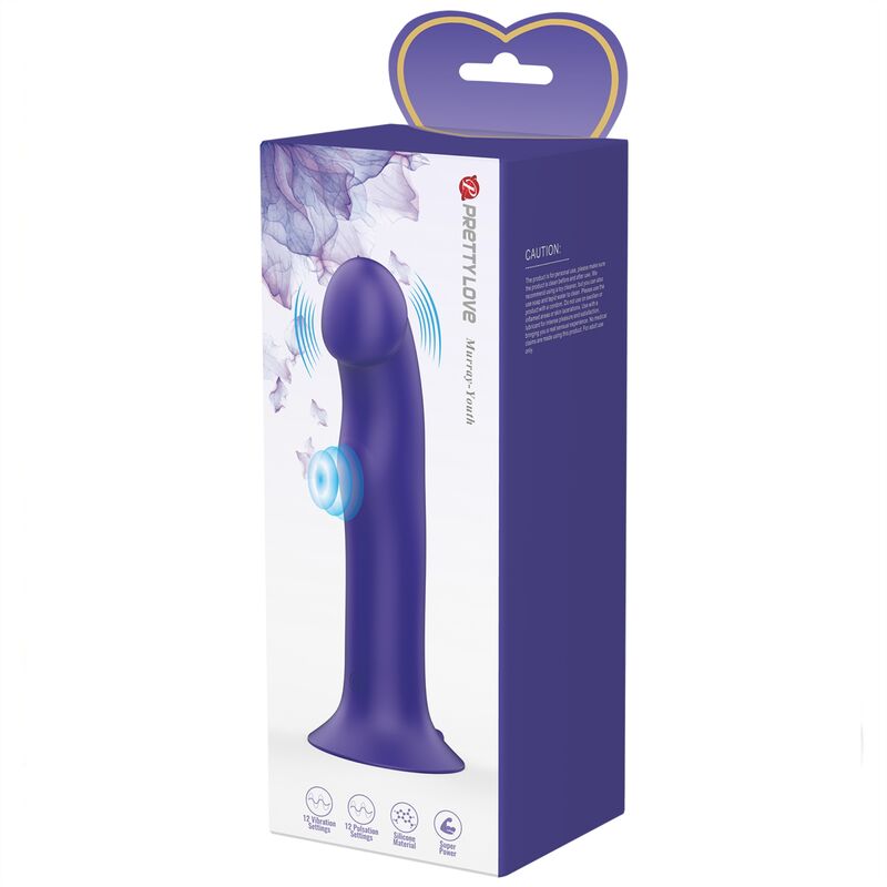 PRETTY LOVE - gode vibromasseur MURRAY YOUTH violet rechargeable