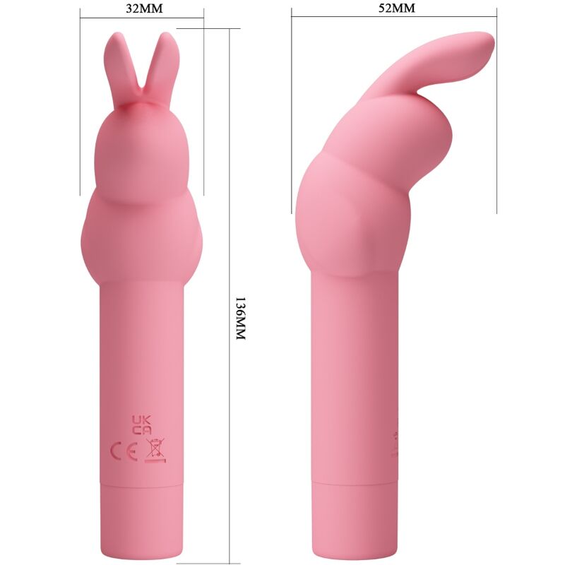 PRETTY LOVE - vibromasseur lapin rose