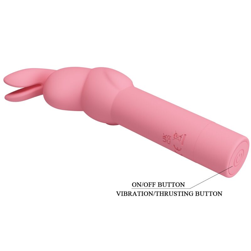 PRETTY LOVE - vibromasseur lapin rose