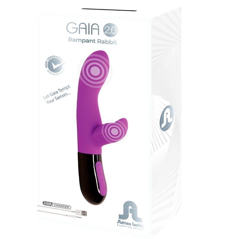 ADRIEN LASTIC - vibromasseur lapin GAIA 2.0 violet