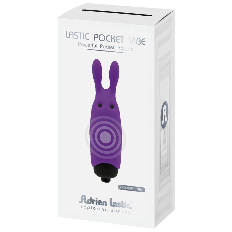 ADRIEN LASTIC - vibromasseur lapin violet de poche