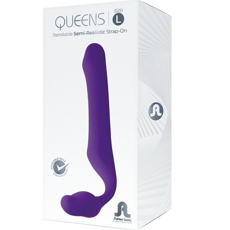 ADRIEN LASTIC - QUEENS gode-ceinture sans sangle violet taille L