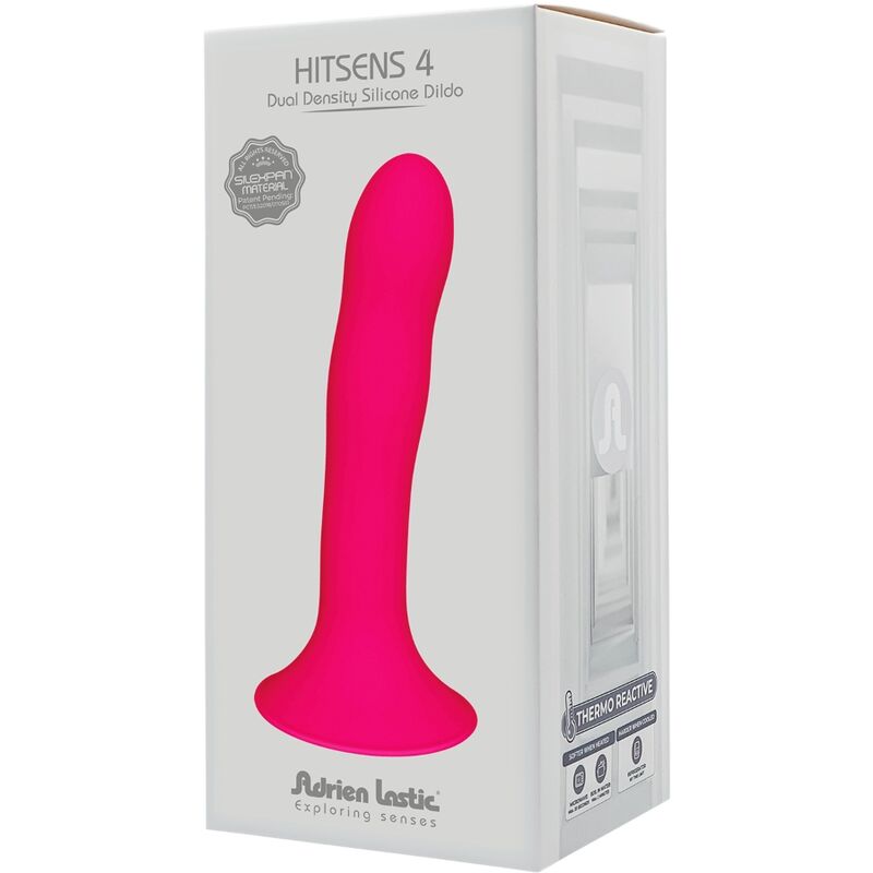 ADRIEN LASTIC - gode en silicone HITSENS 4 fuchsia