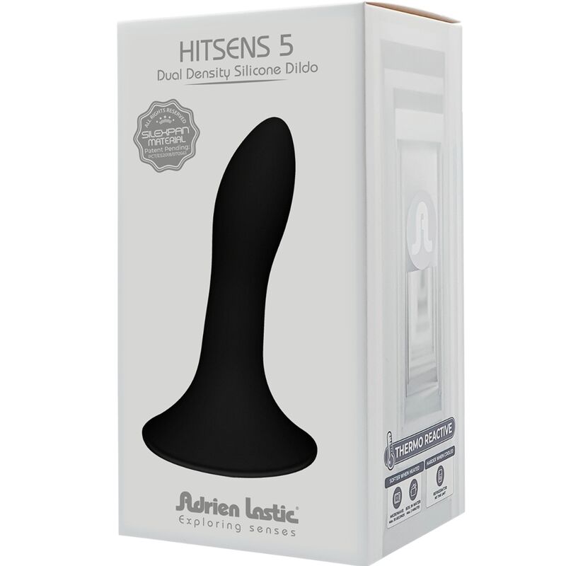 ADRIEN LASTIC - gode en silicone HITSENS 5 noir