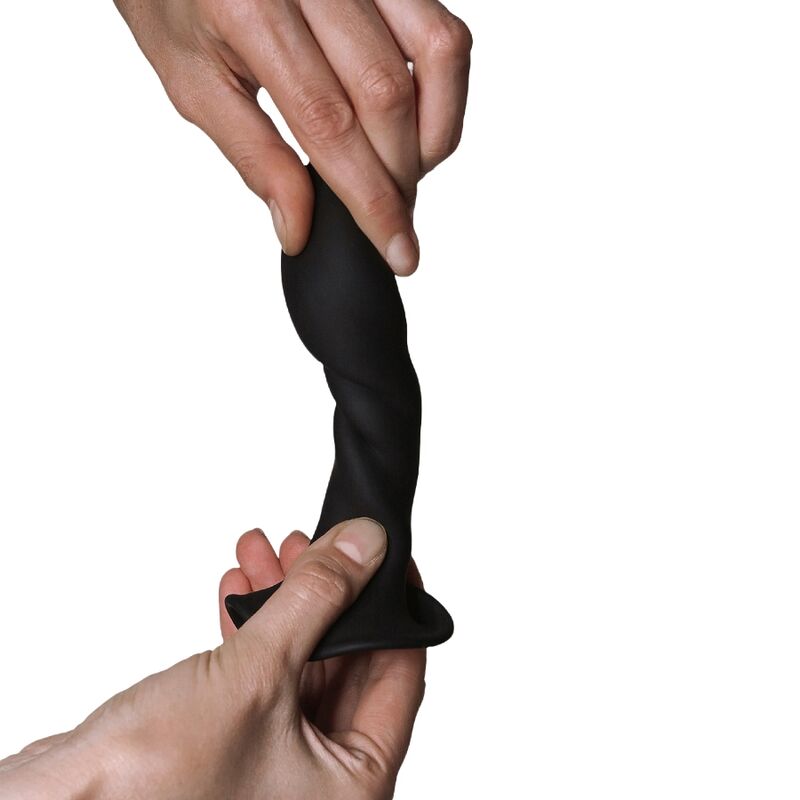 ADRIEN LASTIC - gode en silicone HITSENS 5 noir