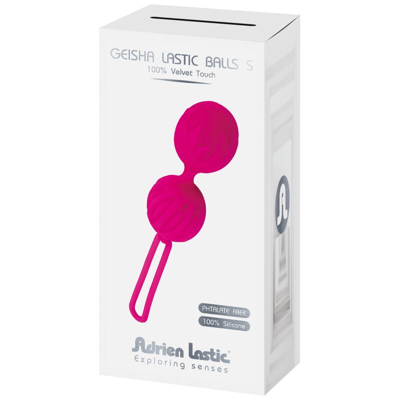 ADRIEN LASTIC - balles geisha lastic silicone taille S fuchsia