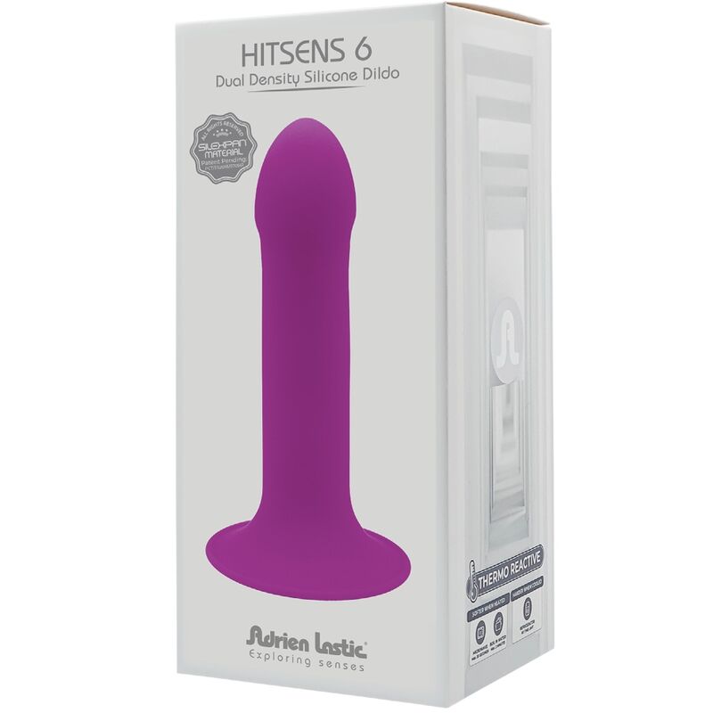 ADRIEN LASTIC - gode en silicone HITSENS 6 violet