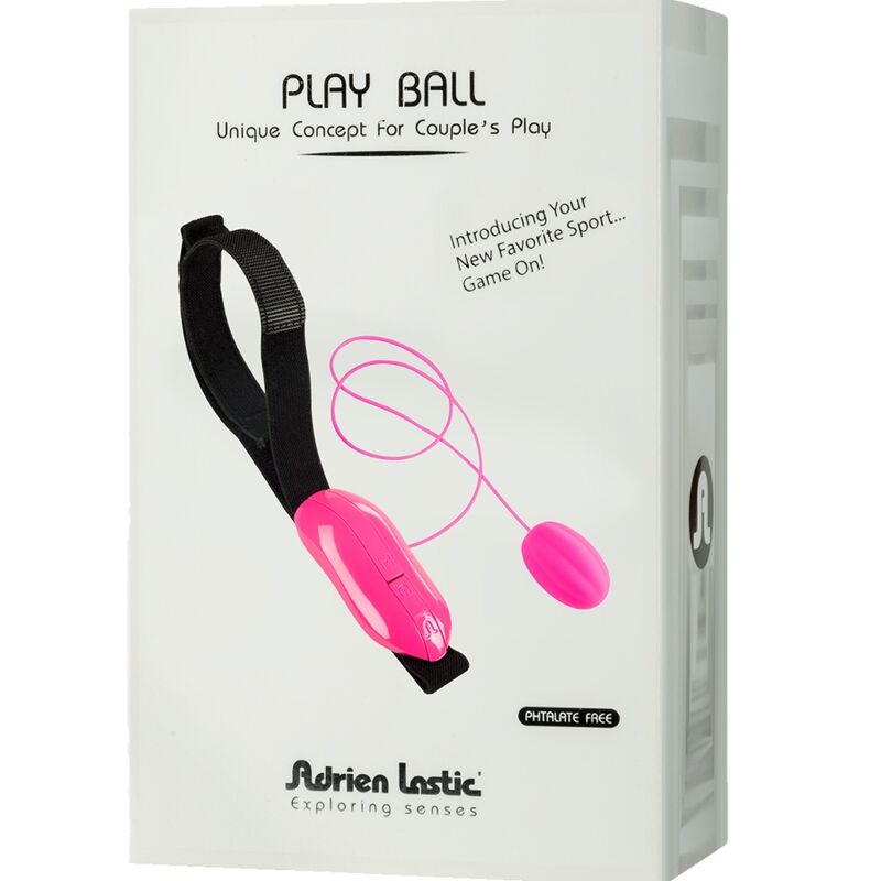 ADRIEN LASTIC – PLAY BALL mini oeuf vibrant pour couples rose