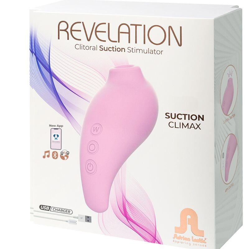 ADRIEN LASTIC – REVELATION succion de clitoris rose avec appli