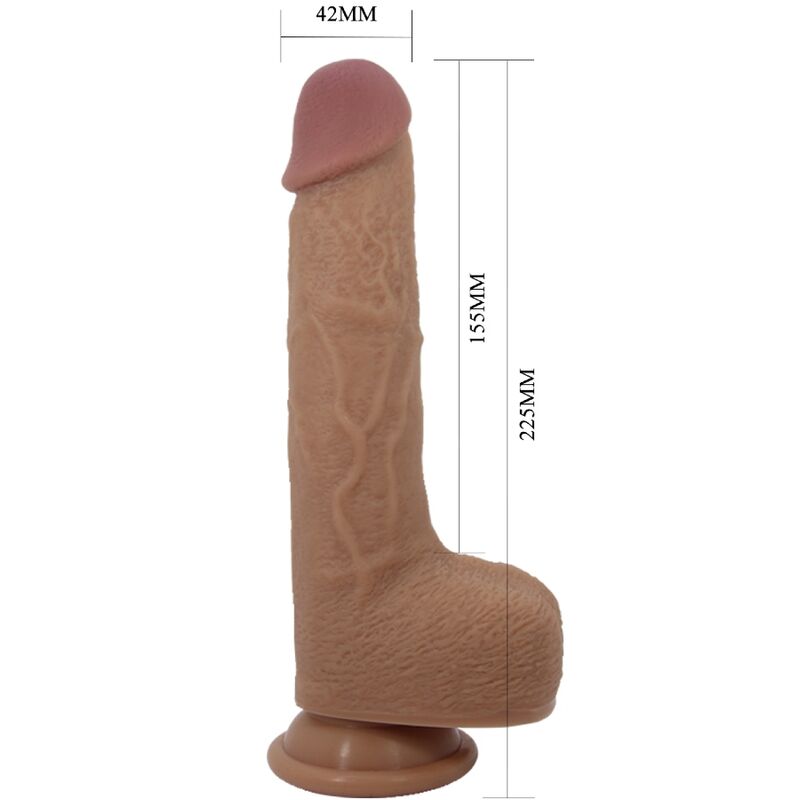 PRETTY LOVE - vibromasseur gode réaliste TOMMY 22.5 cm