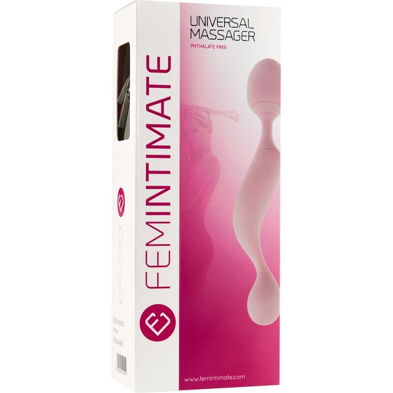 FEMINTIMATE - vibromasseur universel en silicone rose