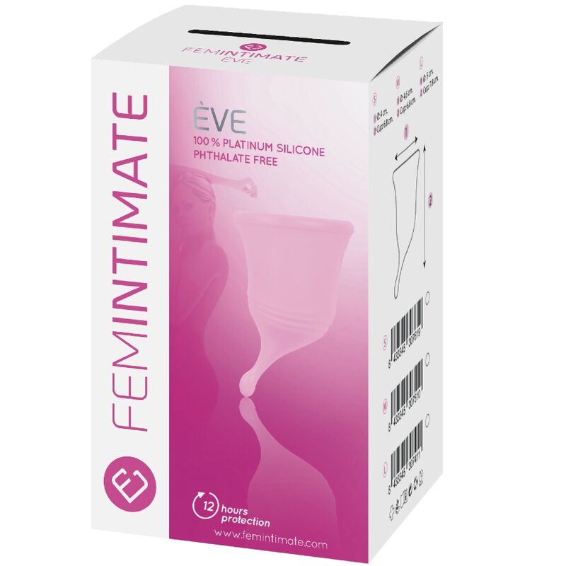 FEMINTIMATE - EVE NEW COUPE MENSTRUELLE EN SILICONE TAILLE S