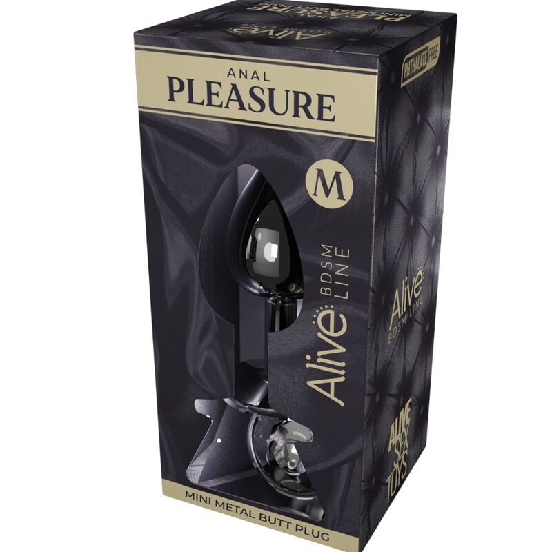 ALIVE - ANAL PLEASURE mini plug anal métal blanc taille M