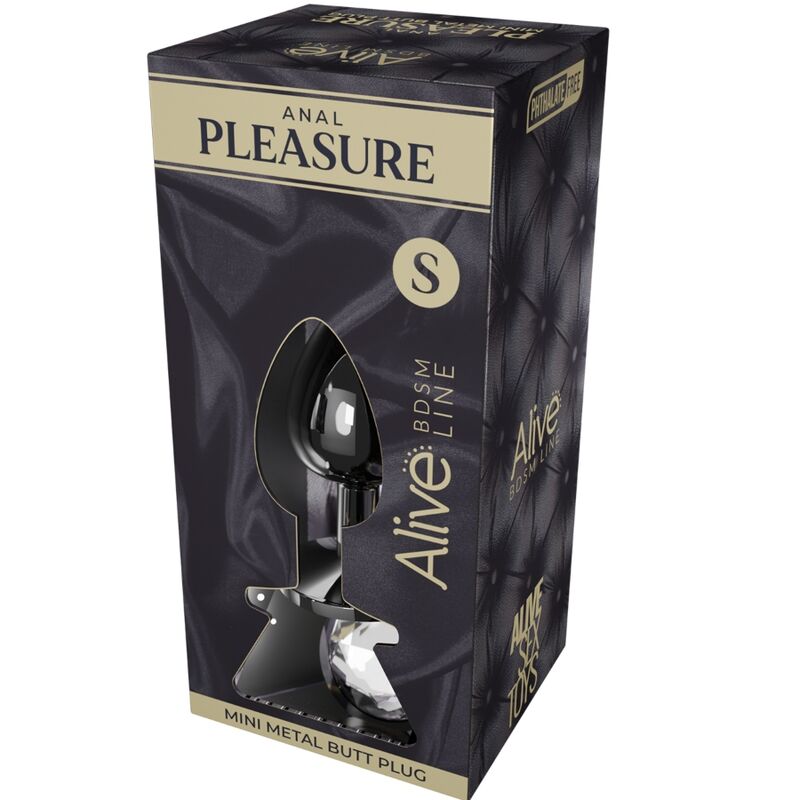 ALIVE - ANAL PLEASURE mini plug anal métal blanc taille S