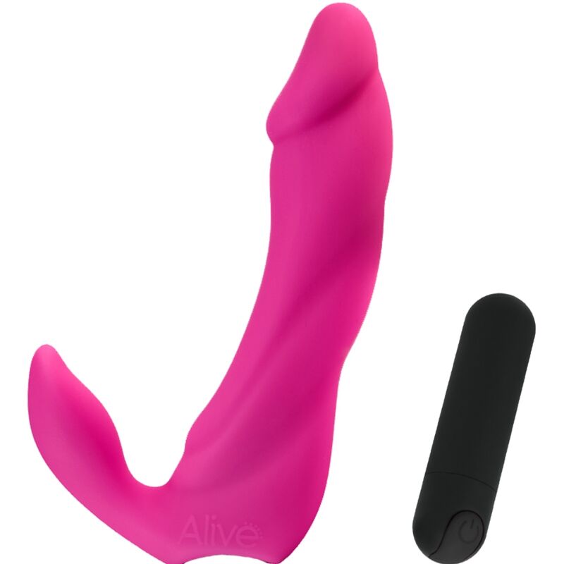 ALIVE - gode vibromasseur BIFUN PRO rose 14,9 cm