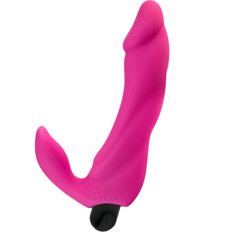 ALIVE - gode vibromasseur BIFUN PRO rose 14,9 cm