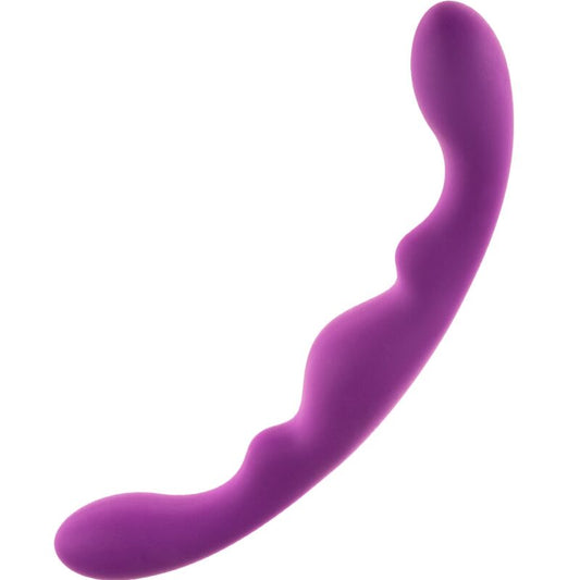 ALIVE - gode taille LUNA double pénétration silicone violet 25 cm