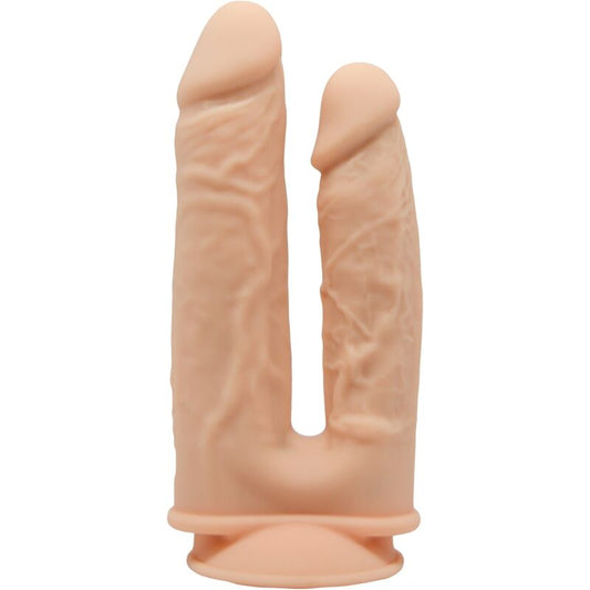 SILEXD - modèle 1 vibromasseur pénis réaliste double pénétration premium SILEXPAN silicone 17.5 / 19.5 cm