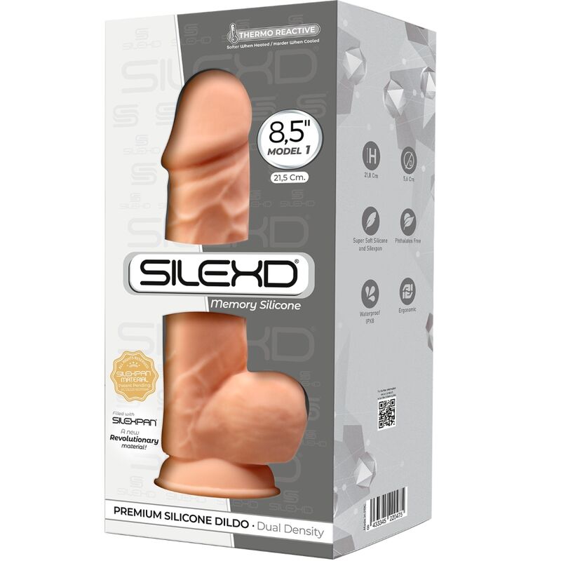 SILEXD - modèle 1 pénis réaliste premium SILEXPAN silicone 21.5 cm