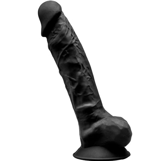 SILEXD - modèle 1 pénis réaliste premium SILEXPAN silicone noir 20 cm