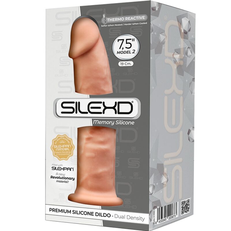 SILEXD - modèle 2 pénis réaliste premium SILEXPAN silicone 19 cm