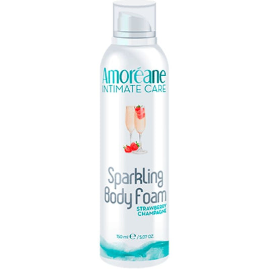 AMOREANE - MOUSSE DE MASSAGE HYDRATANTE FRAISE CHAMPAGNE 150 ML