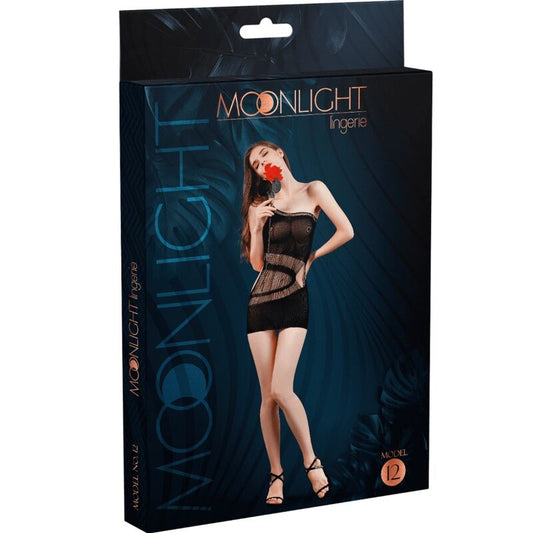 MOONLIGHT - robe modèle 12 noir TU