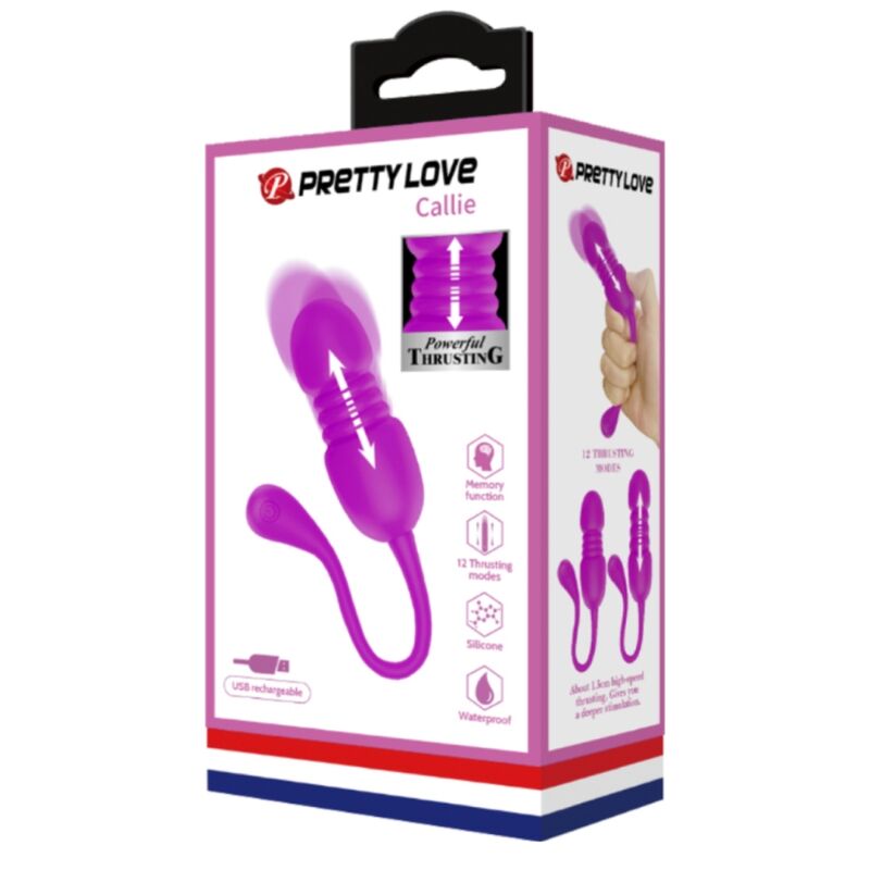 PRETTY LOVE - oeuf vibrant rechargeable CALLIE violet