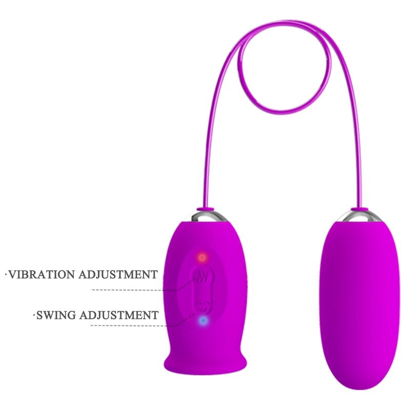 PRETTY LOVE – œuf vibrant rechargeable DAISY violet