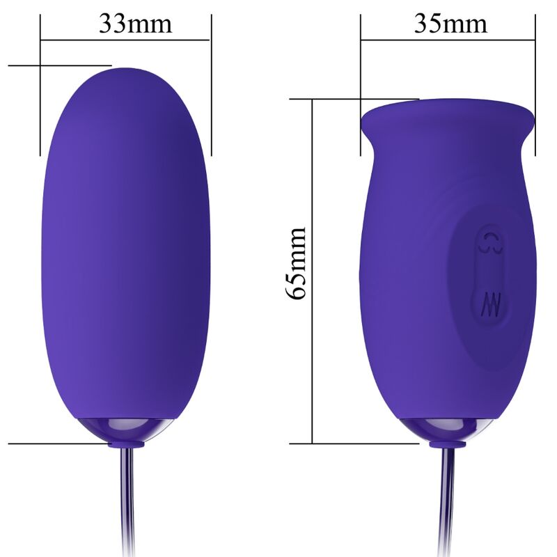 PRETTY LOVE - vibromasseur rechargeable DAISY YOUTH violet