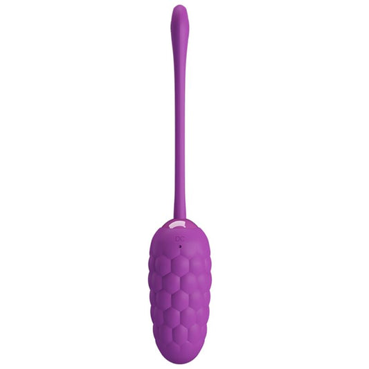 PRETTY LOVE - oeuf vibrant MARINA texturé rechargeable violet