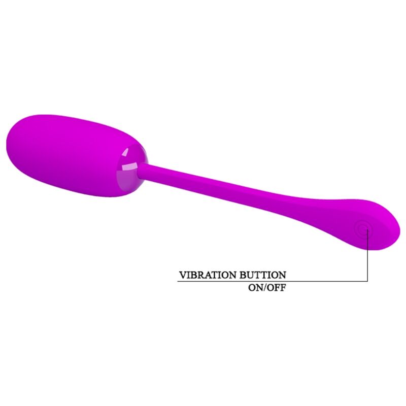 PRETTY LOVE - oeuf vibrant JULIUS imperméable-rechargeable violet