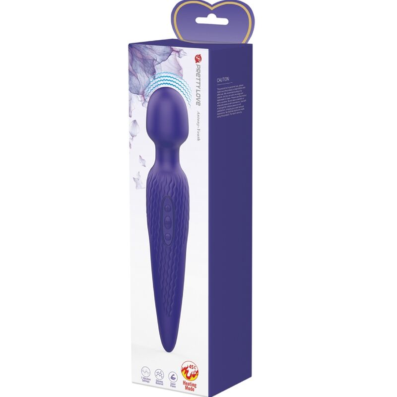 PRETTY LOVE - ANTONY YOUTH vibromasseur de type WAND violet avec effet chaleur