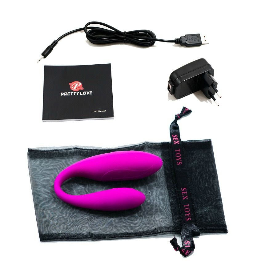 PRETTY LOVE – FASCINATION vibromasseur U clitoris&vagin, seul ou en couple