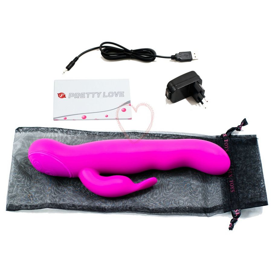 PRETTY LOVE – vibromasseur lapin avec rotation violet HALE