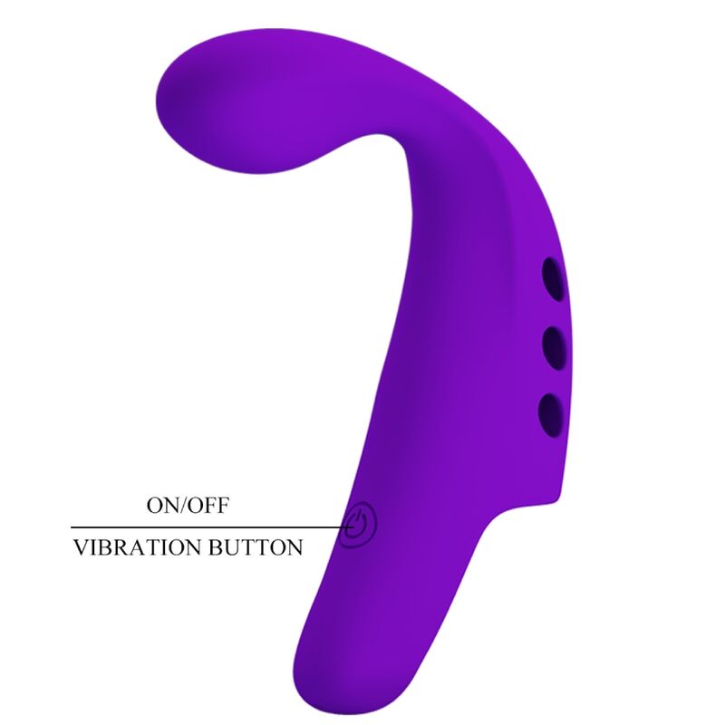 PRETTY LOVE – vibromasseur doigt rechargeable GORGON violet