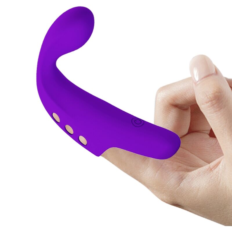 PRETTY LOVE – vibromasseur doigt rechargeable GORGON violet