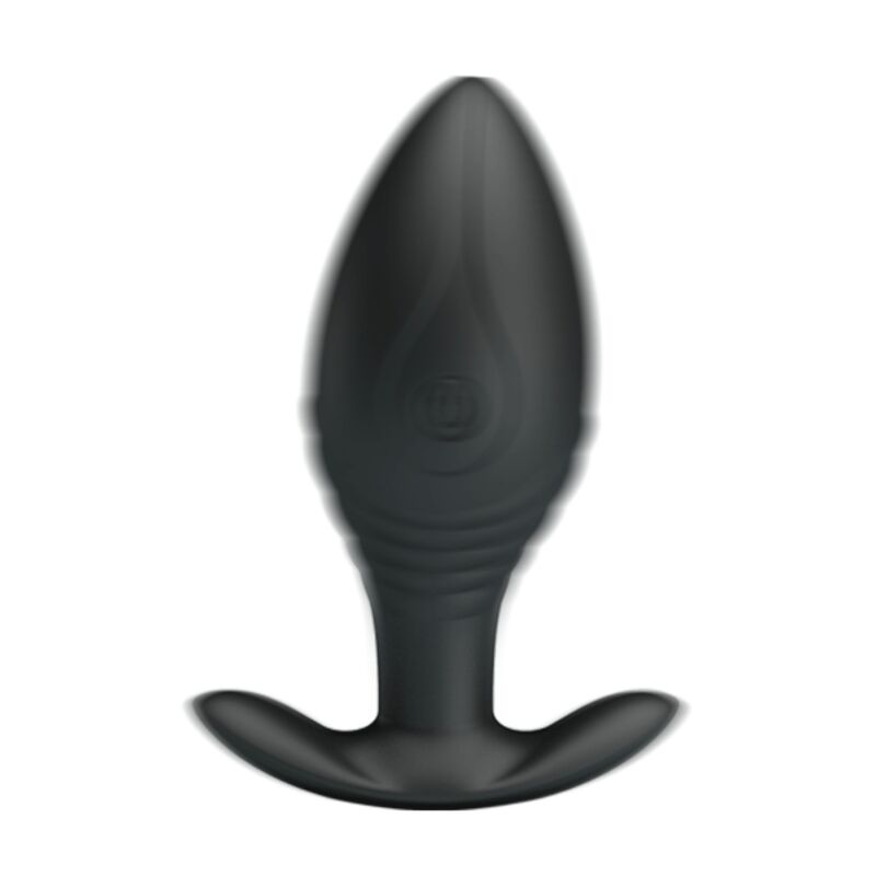 PRETTY LOVE - vibromasseur rechargeable REGINA plug anal noir