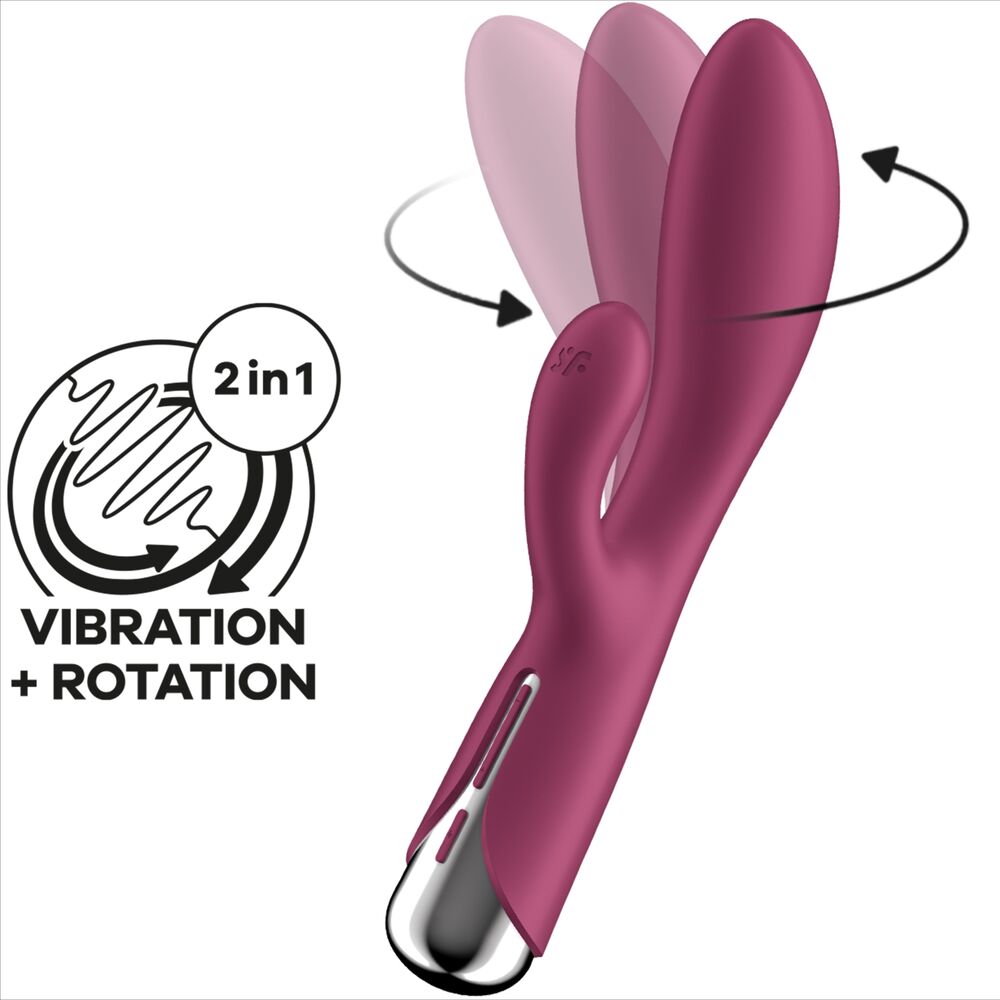 SATISFYER – SPINNING RABBIT 1 vibromasseur du clitoris et du point G