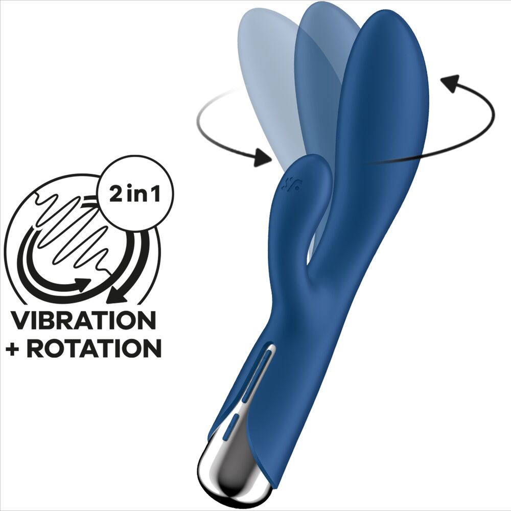 SATISFYER – SPINNING RABBIT 1 vibromasseur du clitoris et du point G