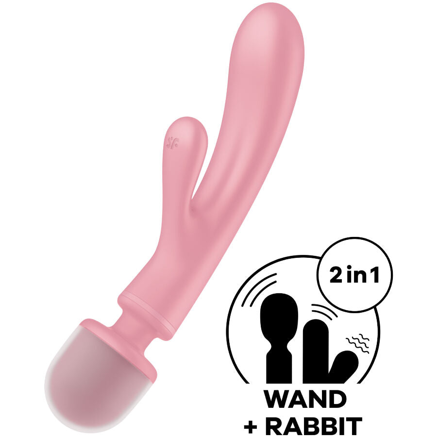 SATISFYER – TRIPLE LOVER vibromasseur lapin