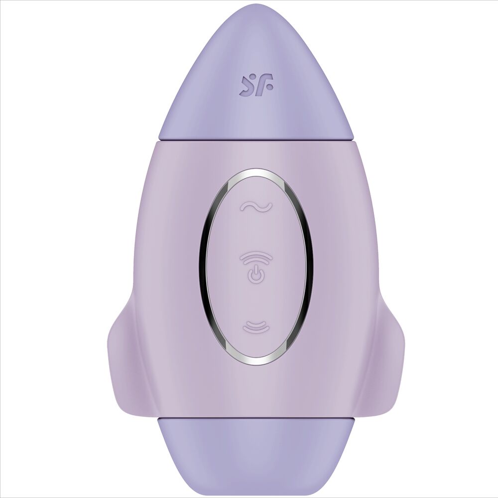 SATISFYER - MISSION CONTROL mini vibromasseur avec air pulsé