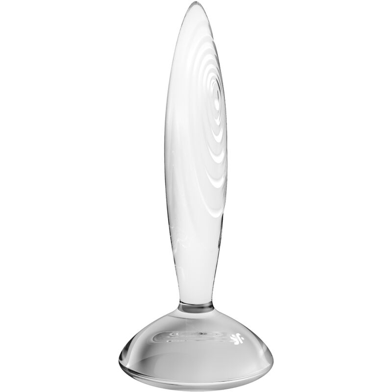 SATISFYER - SPARKLING CRYSTAL plug anal en verre