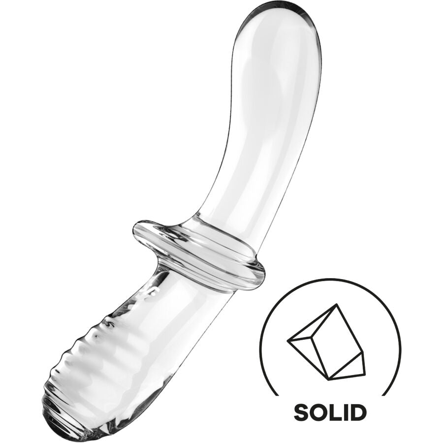 SATISFYER - DOUBLE CRYSTAL gode double