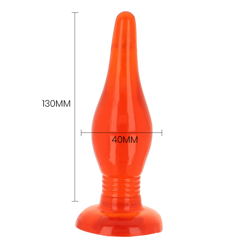 BAILE - plug anal rouge SOFTTOUCH 14.2 cm