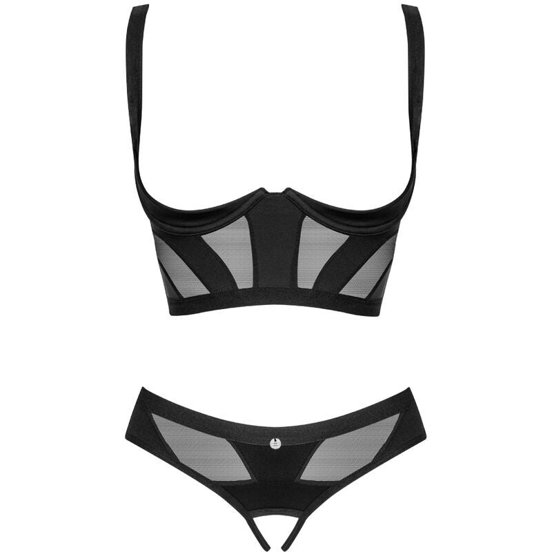 OBSESSIVE - ensemble CHIC 2 pièces string ouvert et seins nus