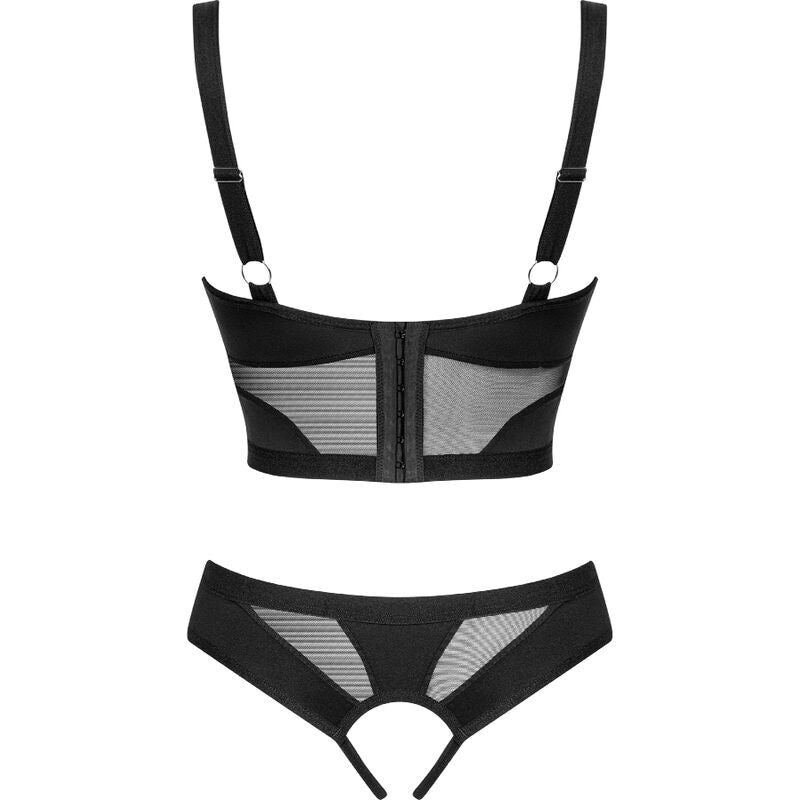 OBSESSIVE - ensemble CHIC 2 pièces string ouvert et seins nus