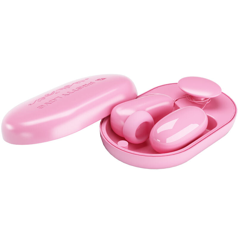 PRETTY LOVE – MAGIC BOX oeuf vibrant & vibromasseur rose