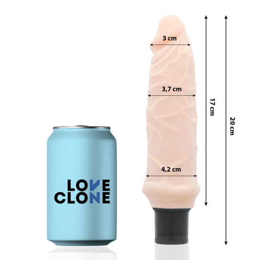 LOVECLONE - vibromasseur autolubrifiant IVAR 20 cm -o- 3.7 cm